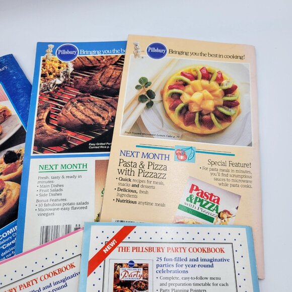 Pillsbury Cookbooks Lot Of 5 1988 1993 Bake-Off BBQ Party Summer Recipe Cooking - Picture 5 of 15